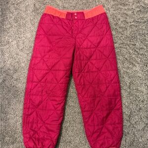 Patagonia Reversible Quilted “Puff Ball” Pants - see photo for size
